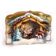 Pack de 8 cartes de vœux 3D - Noël