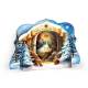 Pack de 8 cartes de vœux 3D - Noël