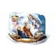 Pack de 6 cartes de vœux 3D - Noël Crèche