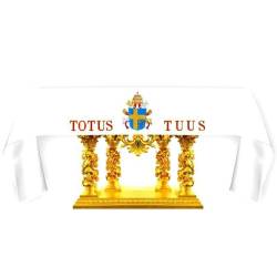 Nappe d'autel Totus Tuus