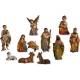 Crèche de Noël  model Marcus 11 santons - hauteur vers 15 cm