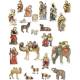 Crèche de Noël  model Marcus 23 santons - hauteur vers 13 cm