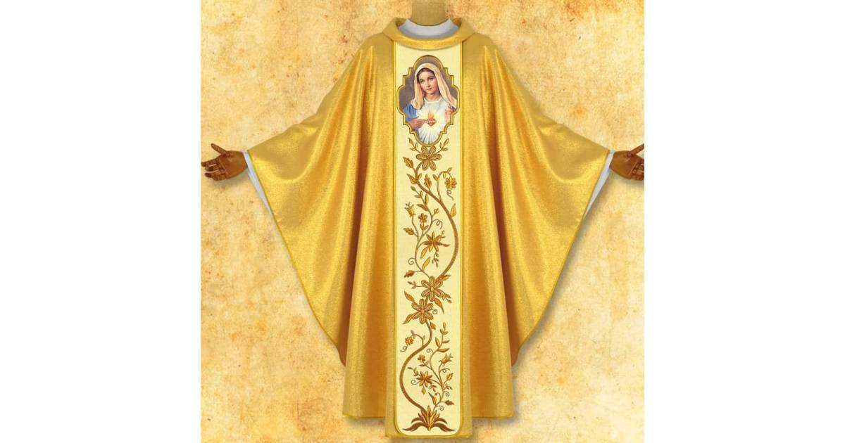Chasuble Le Cœur Immacule de Marie