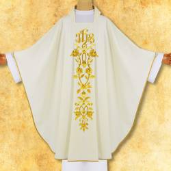 CHASUBLE JHS avec Roses