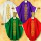 CHASUBLE JHS fleurs