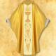 Chasuble avec ceinture brodée