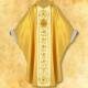 Chasuble avec ceinture brodée