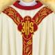 Chasuble avec ceinture brodée
