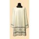 Surplis  de prêtre avec broderie