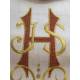Chasuble avec ceinture brodée