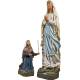 Statue Notre Dame de Loudres + Sainte Bernadette