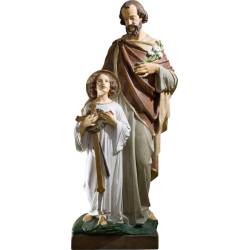 Statue Saint Joseph avec Jésus- 150 cm