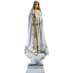 Statue Notre Dame Fatima avec pigeons  - 90 cm