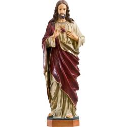 Statue Cœur Jesus Christ -85 cm
