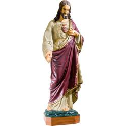 Statue Jésus Christ Sacre Cœur  -120 cm