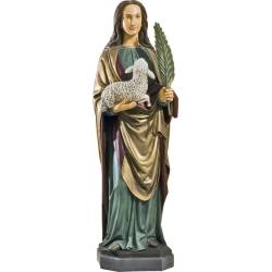 Statue Sainte Agnès - 110 cm