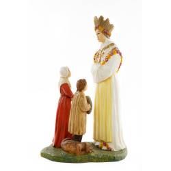 statue Notre Dame de la Salette avec enfants - 88 cm