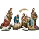 Crèche 11 santons - hauteur vers 80 cm